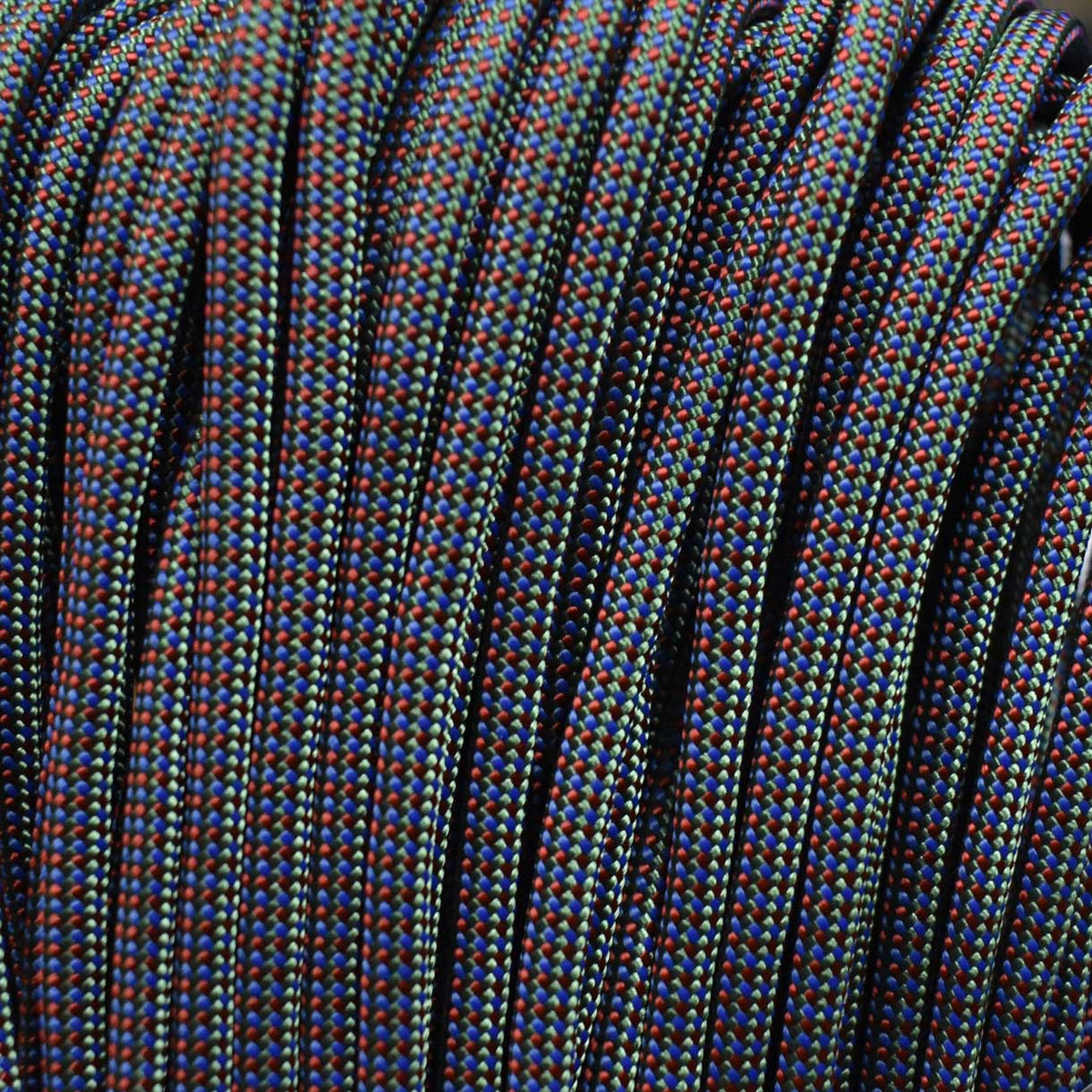 4 mm (5/32”) 550 Paracord Fierce Made in the USA Nylon/Nylon (100 ft) El Wood Braiding Co
