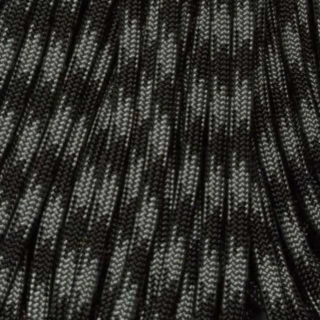 4 mm (5/32”) 550 Paracord Metallic Made in the USA Nylon/Nylon El Wood Braiding Co