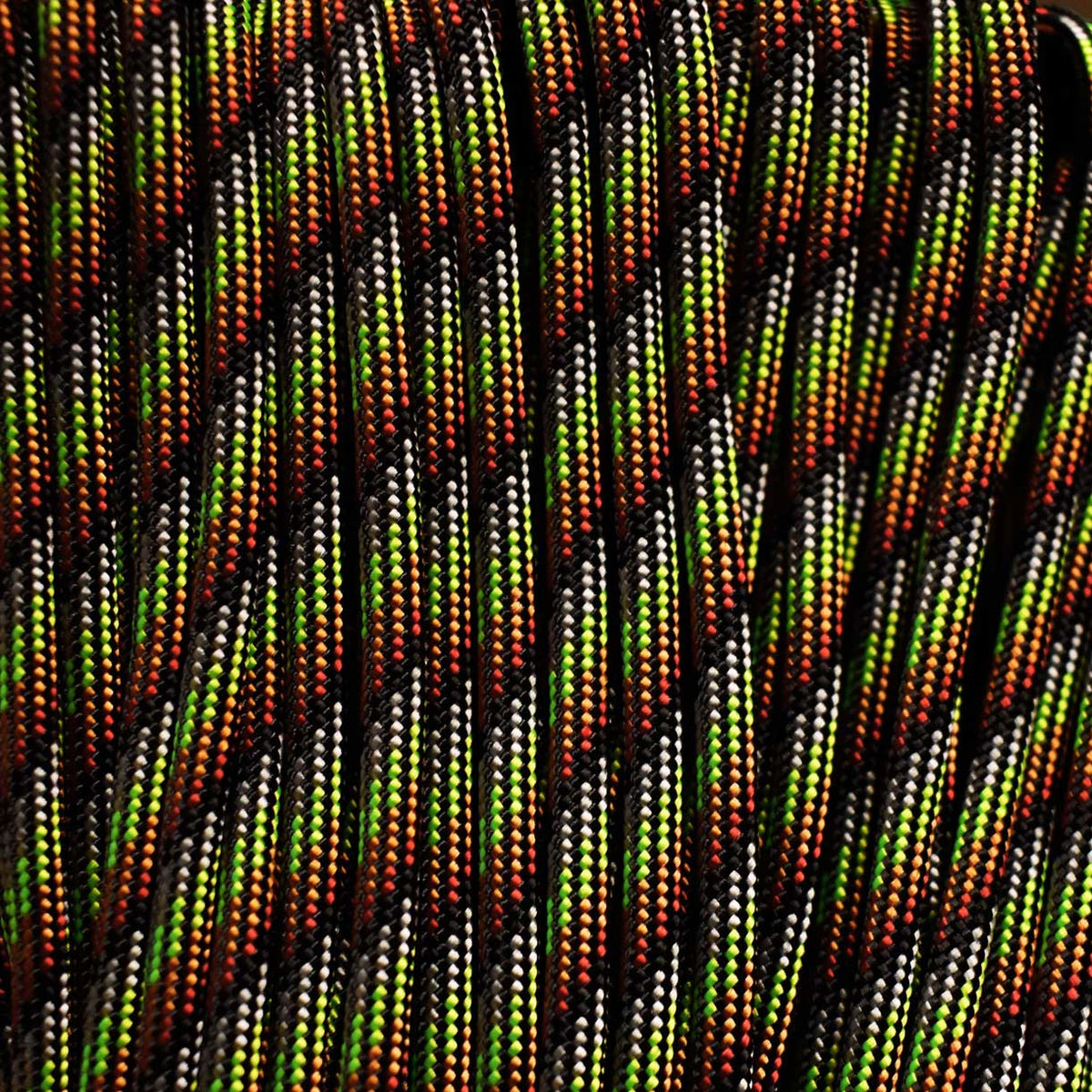 4 mm (5/32”) 550 Paracord Octane Made in the USA Nylon/Nylon (100 ft) El Wood Braiding Co