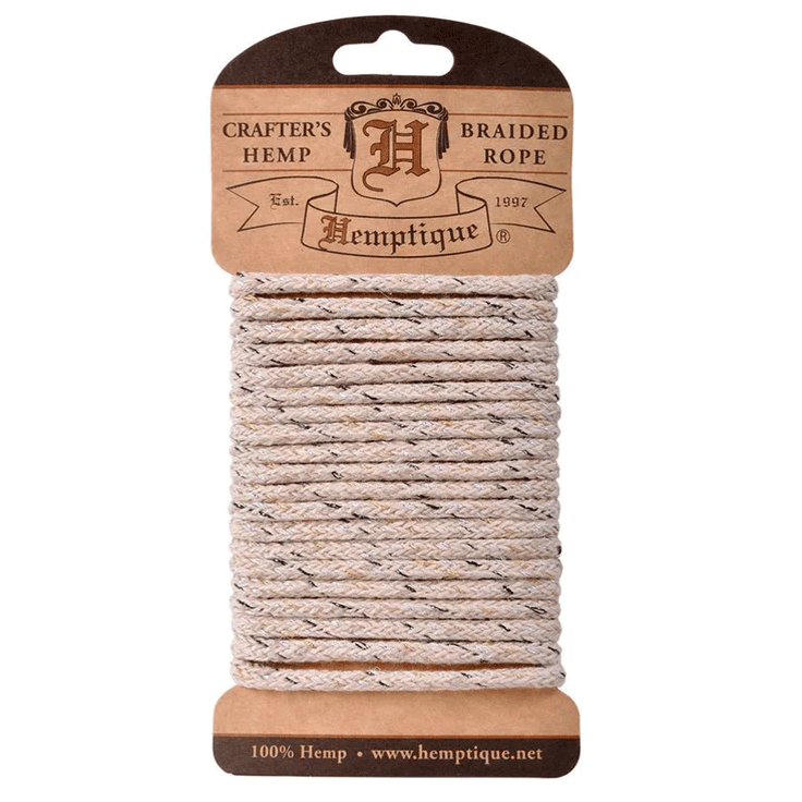 4 mm (5/32") Elegance Braided Hemp Rope 162-133