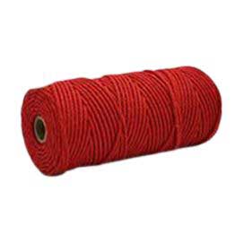 4 mm (5/32") Fire Brick Twisted Cotton Macrame Rope 100 m (109 yd) 280-