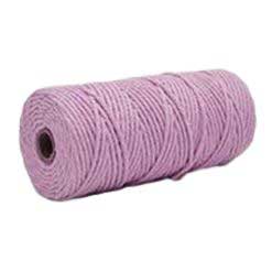 4 mm (5/32") Plum Twisted Cotton Macrame Rope 100 m (109 yd) 280-