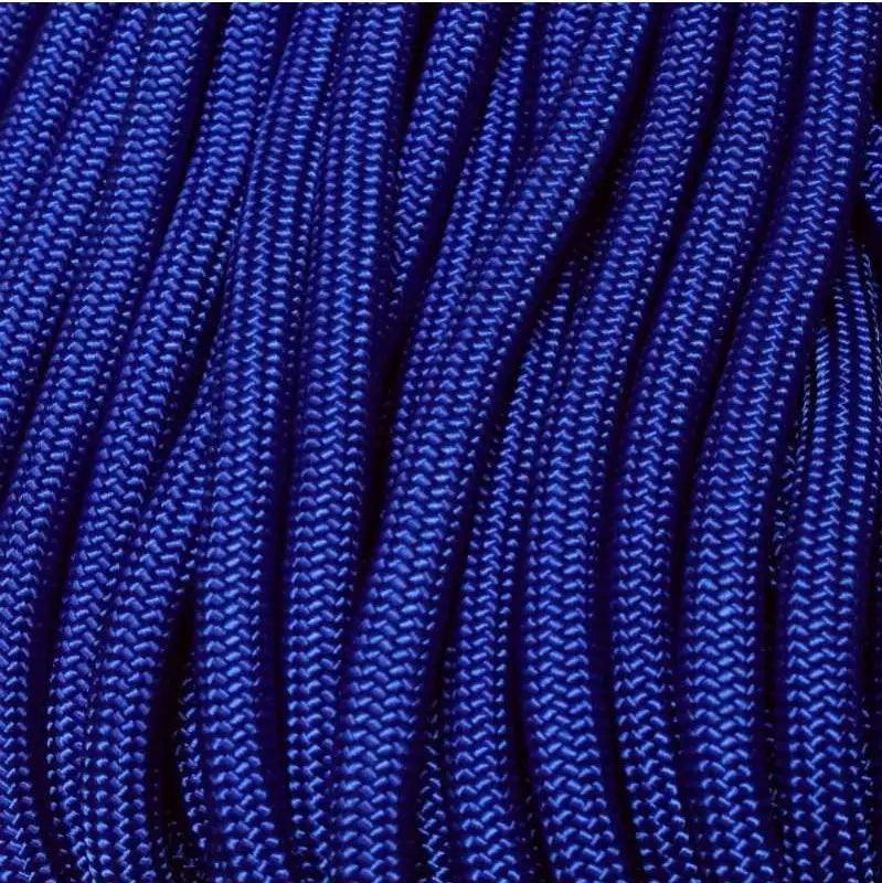 8 mm (5/16") Nylon Paramax Rope Electric Blue Made in the USA Nylon/Nylon (100 ft) El Wood Braiding Co