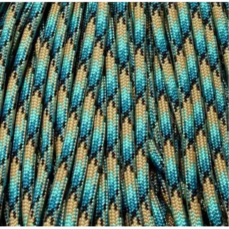 4 mm (5/32”) 550 Paracord Abby Made in the USA Nylon/Nylon (100 ft) El Wood Braiding Co