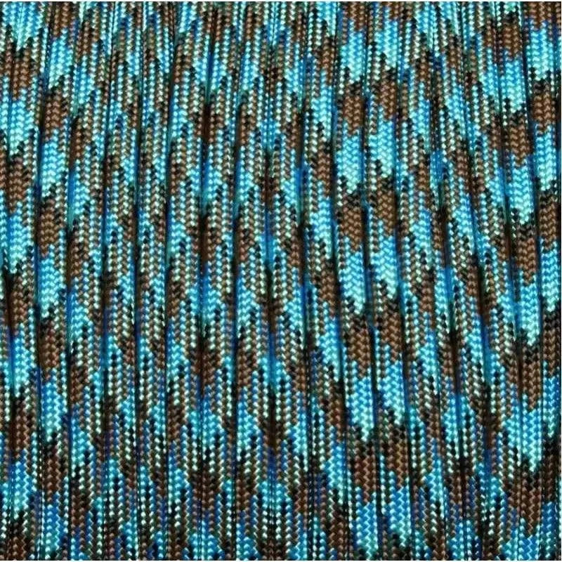 4 mm (5/32”) 550 Paracord Abyss Made in the USA Polyester/Nylon (100 ft) Atwood Rope MFG