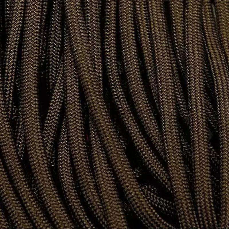 550 Paracord Acid Dark Brown Made in the USA Nylon/Nylon - Paracord Galaxy