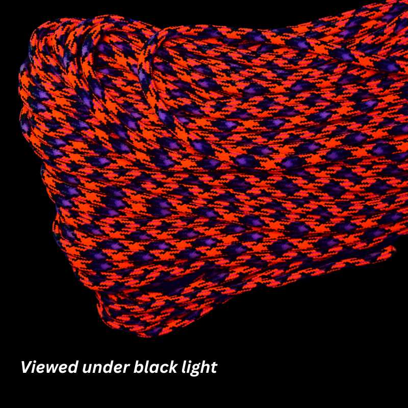 4 mm (5/32”) 550 Paracord Afghan Vet Made in the USA Nylon/Nylon (100 ft) El Wood Braiding Co