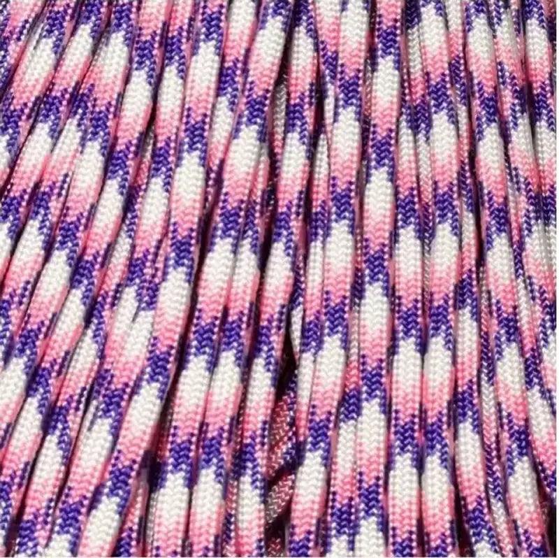 4 mm (5/32”) 550 Paracord Aloha Made in the USA Nylon/Nylon (100 ft) El Wood Braiding Co