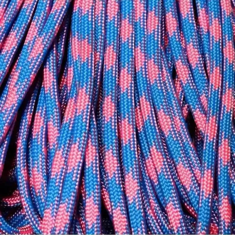 4 mm (5/32”) 550 Paracord Baby Shower Made in the USA Nylon/Nylon (100 ft) El Wood Braiding Co