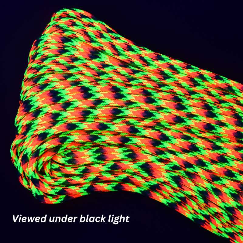 4 mm (5/32”) 550 Paracord Birthday Cake Made in the USA Nylon/Nylon El Wood Braiding Co
