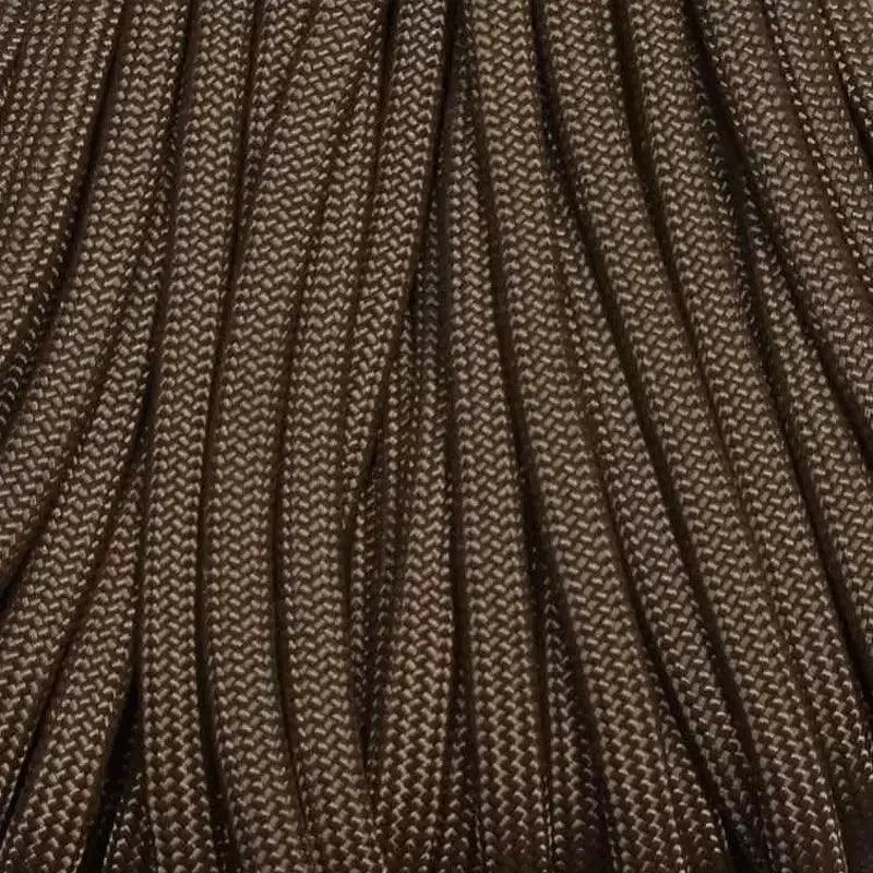 4 mm (5/32”) 550 Paracord Brown Made in the USA Polyester/Nylon Atwood Rope MFG