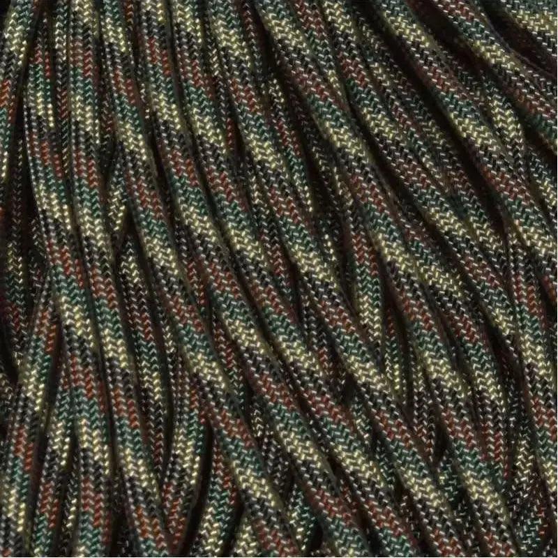 4 mm (5/32”) 550 Paracord Camo Pattern Made in the USA Nylon/Nylon El Wood Braiding Co