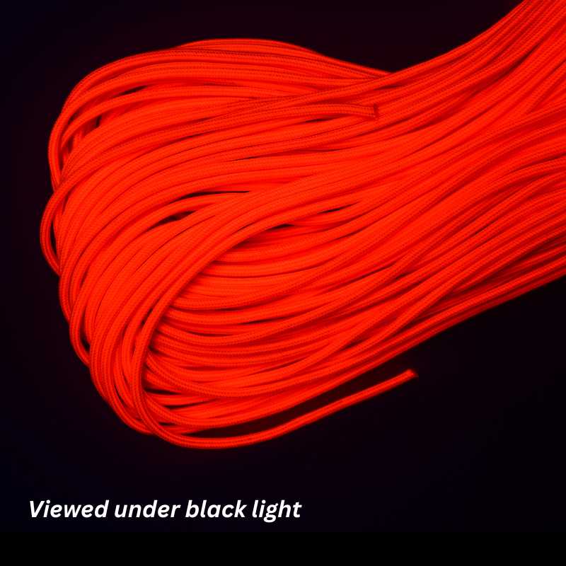 4 mm (5/32”) 550 Paracord Candy Made in the USA Nylon/Nylon El Wood Braiding Co