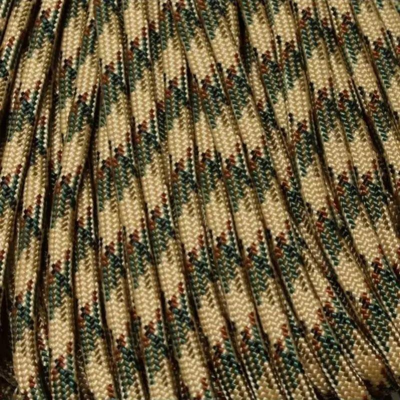 550 Paracord Canyon Camo Made in the USA Nylon/Nylon (100 FT.) - Paracord Galaxy