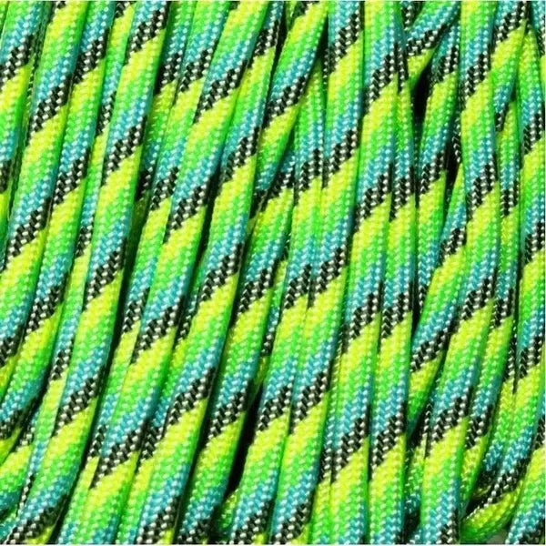 4 mm (5/32”) 550 Paracord Cyber Made in the USA Nylon/Nylon El Wood Braiding Co