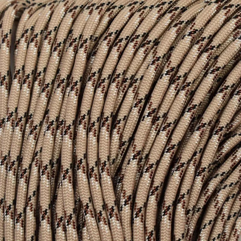 550 Paracord Desert Camo Pattern (Special) Made in the USA Nylon/Nylon (100 FT.) - Paracord Galaxy