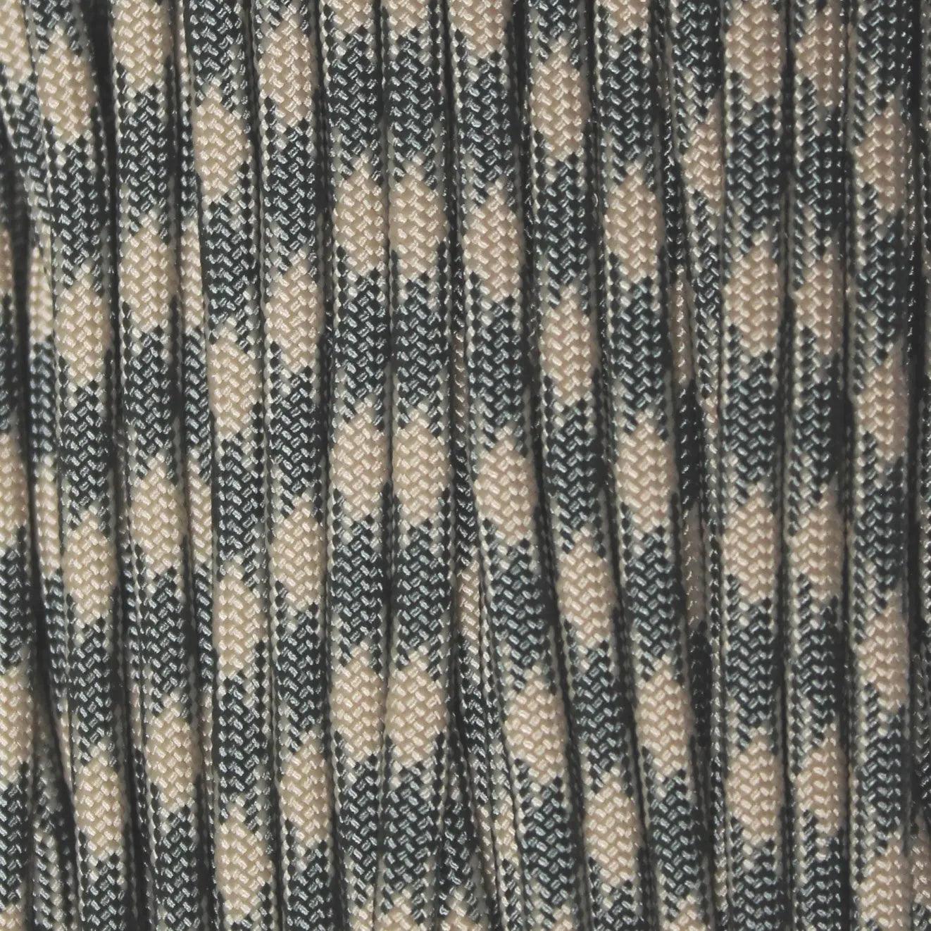 550 Paracord Desert Sand Foliage Made in the USA Nylon/Nylon (100 FT.) - Paracord Galaxy