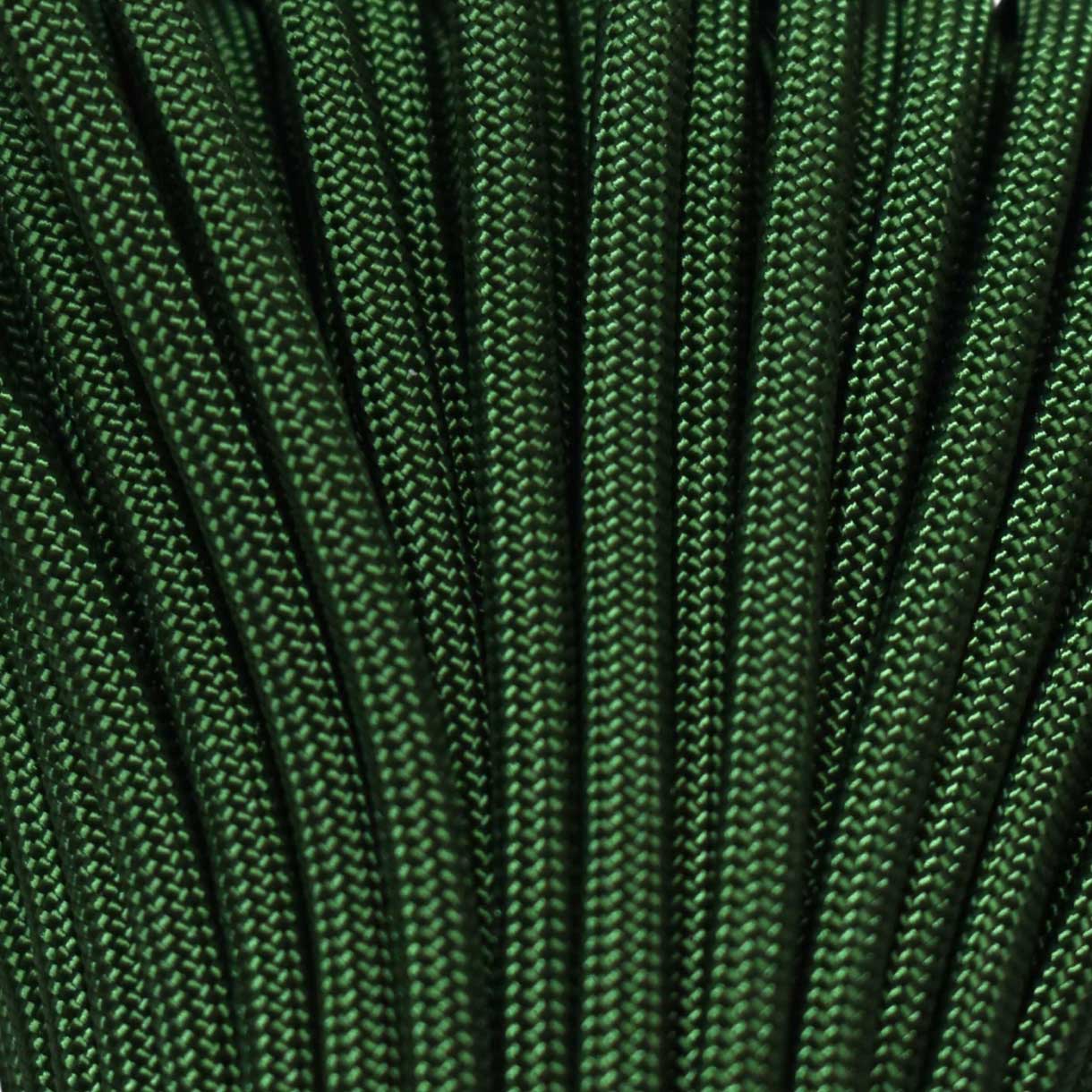 550 Paracord Emerald Made in the USA Polyester/Nylon (100 ft)