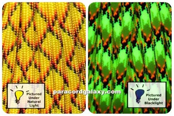 4 mm (5/32”) 550 Paracord Explode Made in the USA Polyester/Nylon Atwood Rope MFG