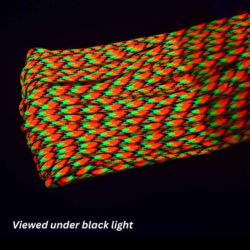 4 mm (5/32”) 550 Paracord Fairy Tale Made in the USA Nylon/Nylon El Wood Braiding Co
