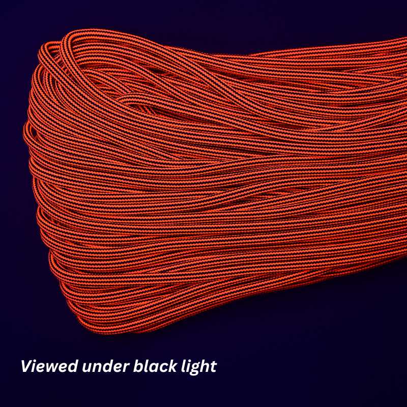 4 mm (5/32”) 550 Paracord Flim Flam Made in the USA Nylon/Nylon El Wood Braiding Co