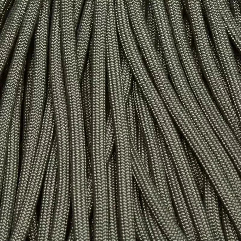 4 mm (5/32”) 550 Paracord Foliage Green Made in the USA Nylon/Nylon El Wood Braiding Co