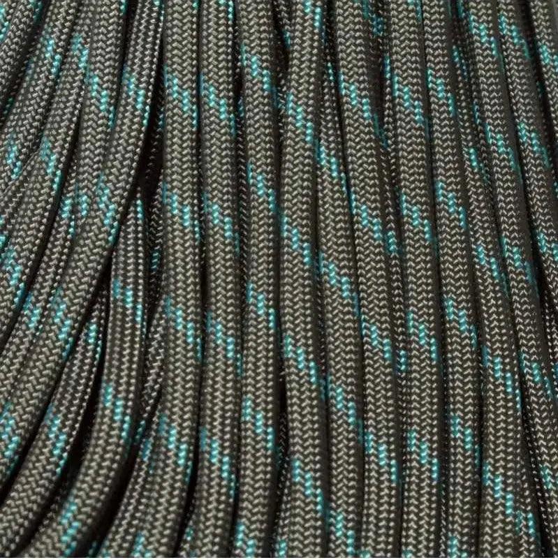 4 mm (5/32”) 550 Paracord Frostbite Made in the USA Nylon/Nylon (100 ft) El Wood Braiding Co