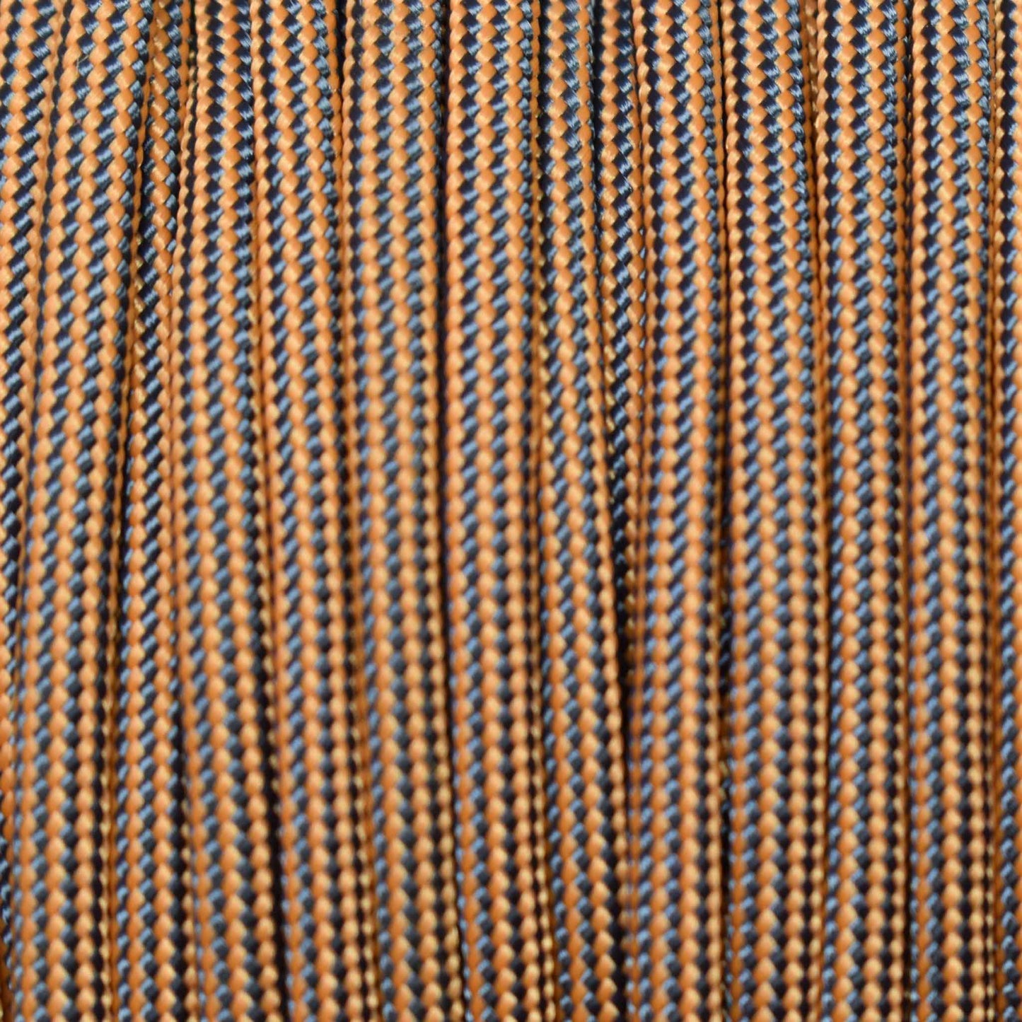 550 Paracord FS Navy and Mustard Stripes Made in the USA Nylon/Nylon (1000 FT.) - Paracord Galaxy