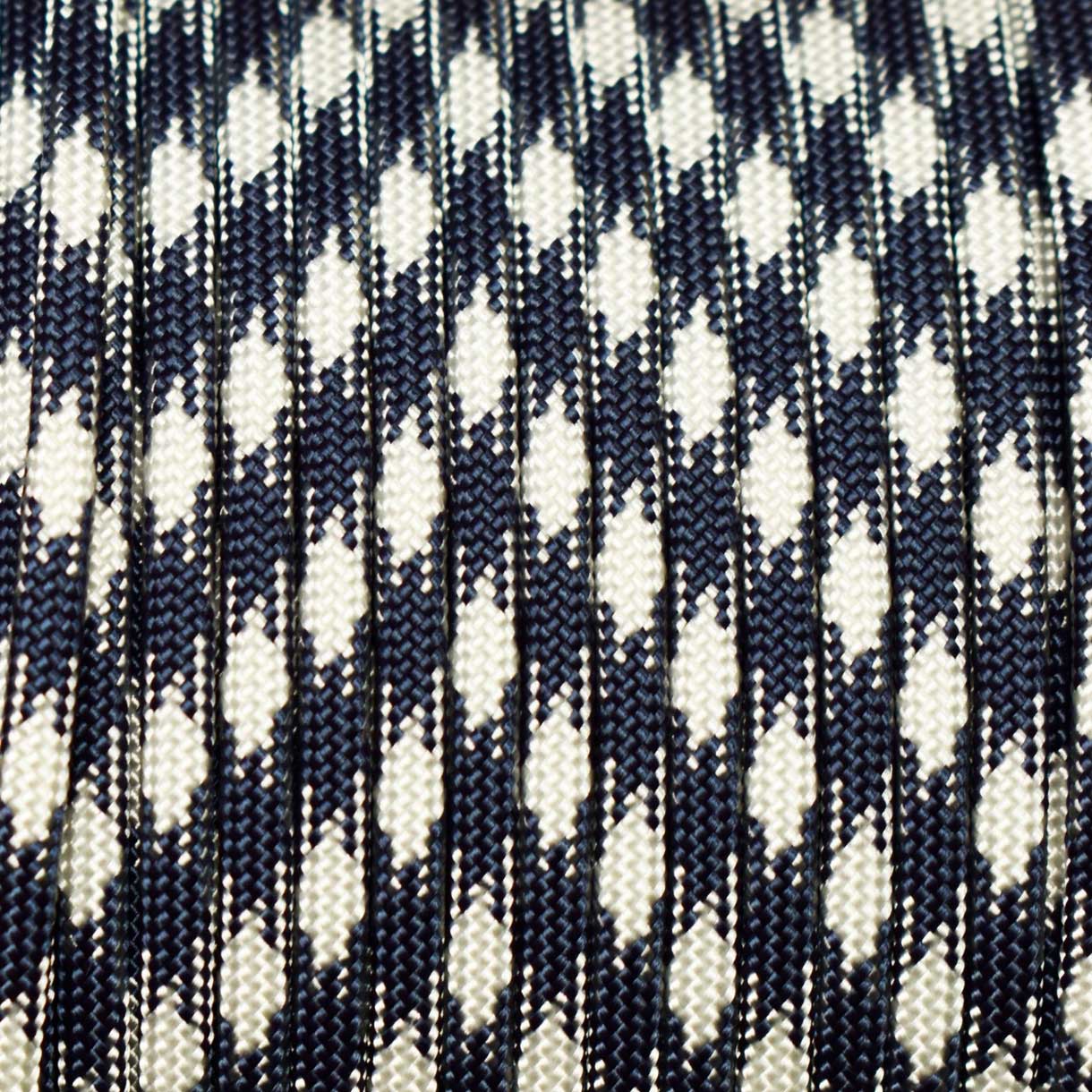 *550 Paracord FS Navy and White 5050 Made in the USA Nylon/Nylon (1000 FT.) - Paracord Galaxy