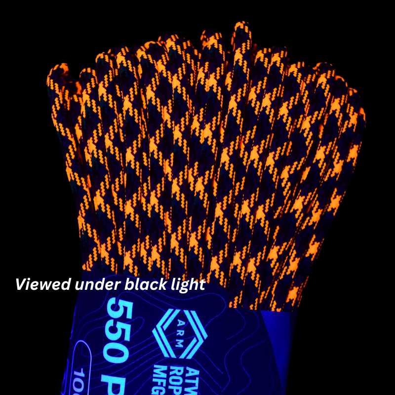 4 mm (5/32”) 550 Paracord Fusion Made in the USA Polyester/Nylon (100 ft) Atwood Rope MFG
