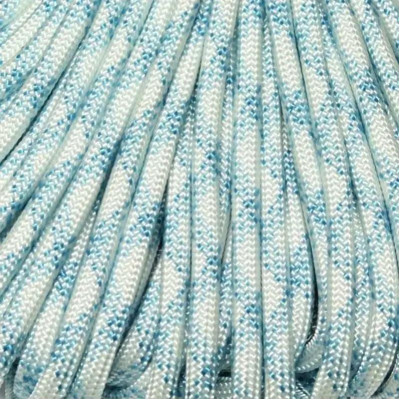 4 mm (5/32”) 550 Paracord Glacier Made in the USA Polyester/Nylon (100 ft) Atwood Rope MFG