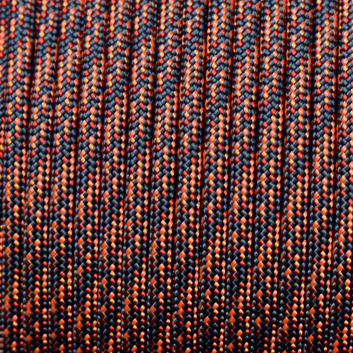 4 mm (5/32”) 550 Paracord Haunted Made in the USA Nylon/Nylon (100 ft) El Wood Braiding Co