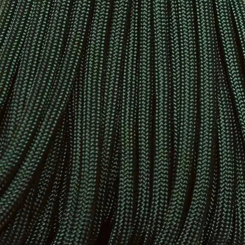 4 mm (5/32”) 550 Paracord Hunter Green Made in the USA Polyester/Nylon Atwood Rope MFG