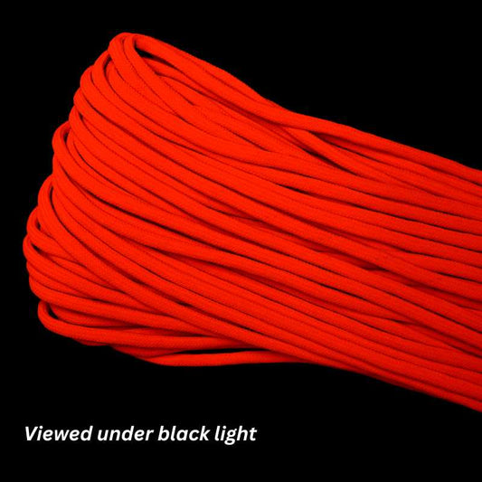 4 mm (5/32”) 550 Paracord Imperial Red Made in the USA Nylon/Nylon El Wood Braiding Co