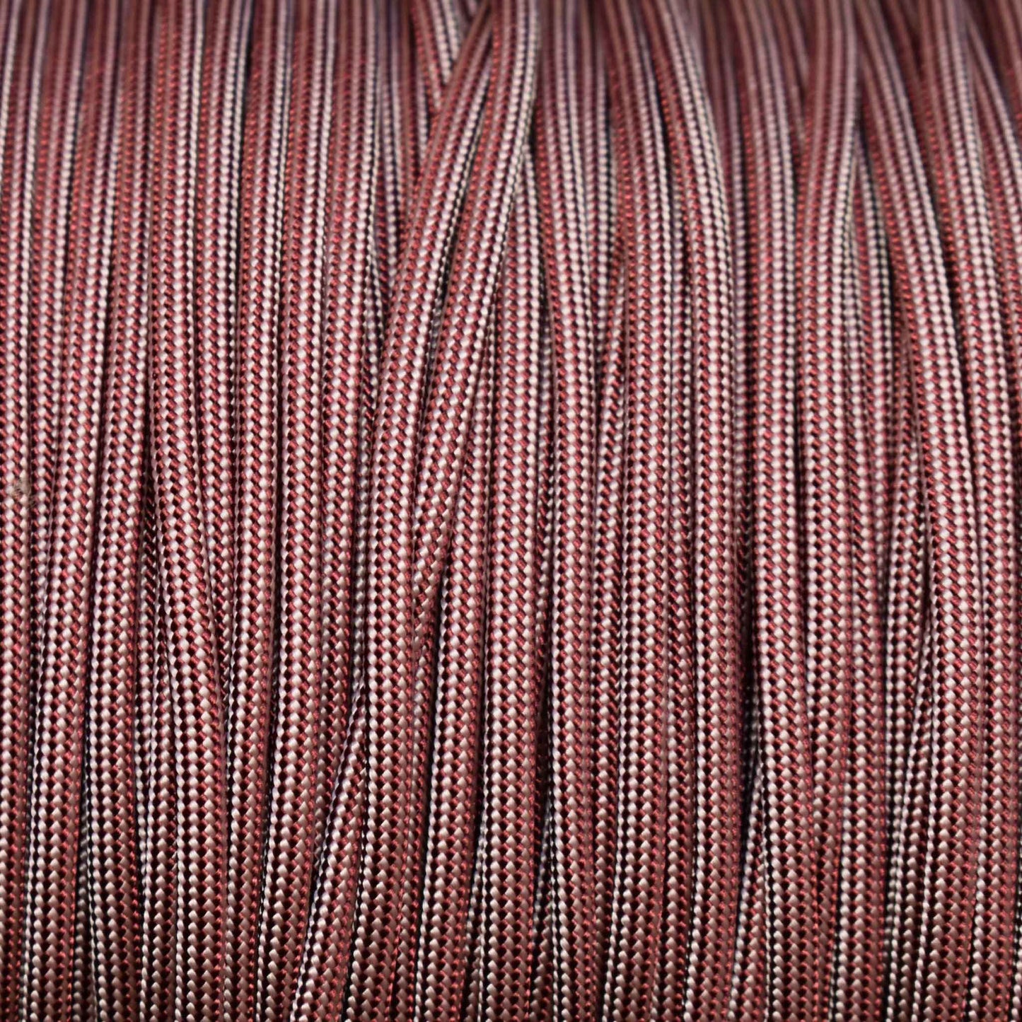 550 Paracord Lavender Pink and Burgundy Stripes Made in the USA Nylon/Nylon (1000 FT.) - Paracord Galaxy