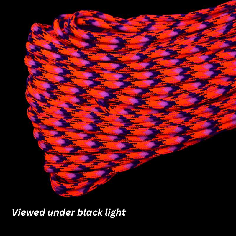 4 mm (5/32”) 550 Paracord Liberty Made in the USA Nylon/Nylon (100 ft) El Wood Braiding Co