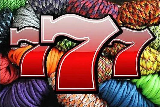 550 Paracord Lucky 7 Grab Bag (Seven 100 ft Rolls of 550 Paracord) - Paracord Galaxy