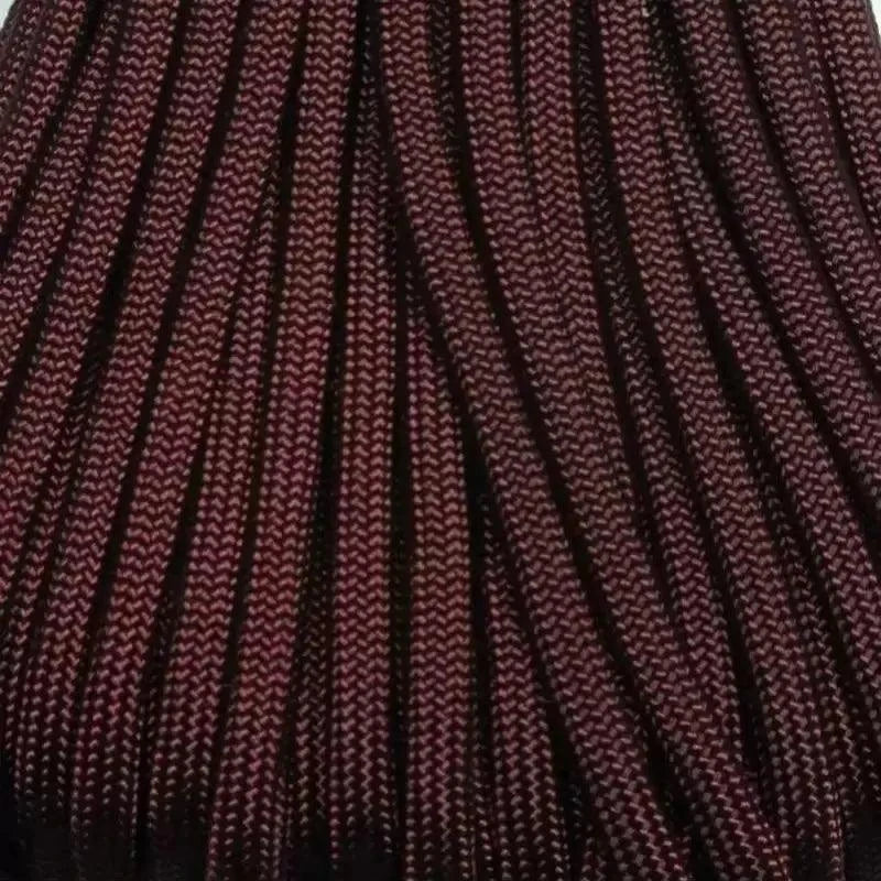 4 mm (5/32”) 550 Paracord Maroon Made in the USA Polyester/Nylon Atwood Rope MFG