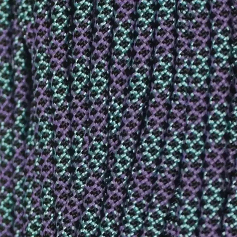4 mm (5/32”) 550 Paracord Mermaid Made in the USA Nylon/Nylon (100 ft) El Wood Braiding Co