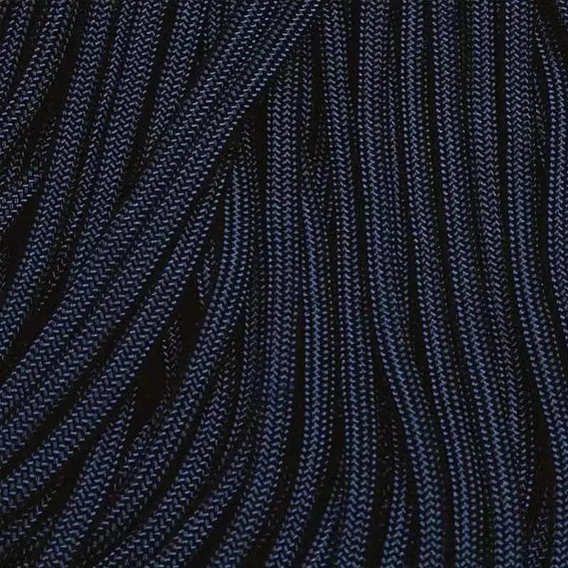 4 mm (5/32”) 550 Paracord Midnight Blue Made in the USA Nylon/Nylon El Wood Braiding Co
