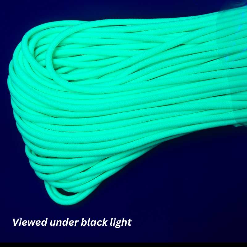 4 mm (5/32”) 550 Paracord Mint Green Made in the USA Nylon/Nylon El Wood Braiding Co