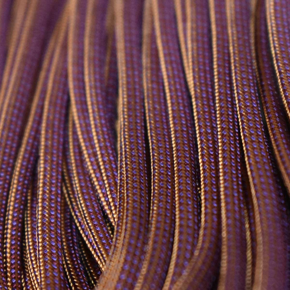 550 Paracord Molten Orange Made in the USA Nylon/Nylon (100 ft)