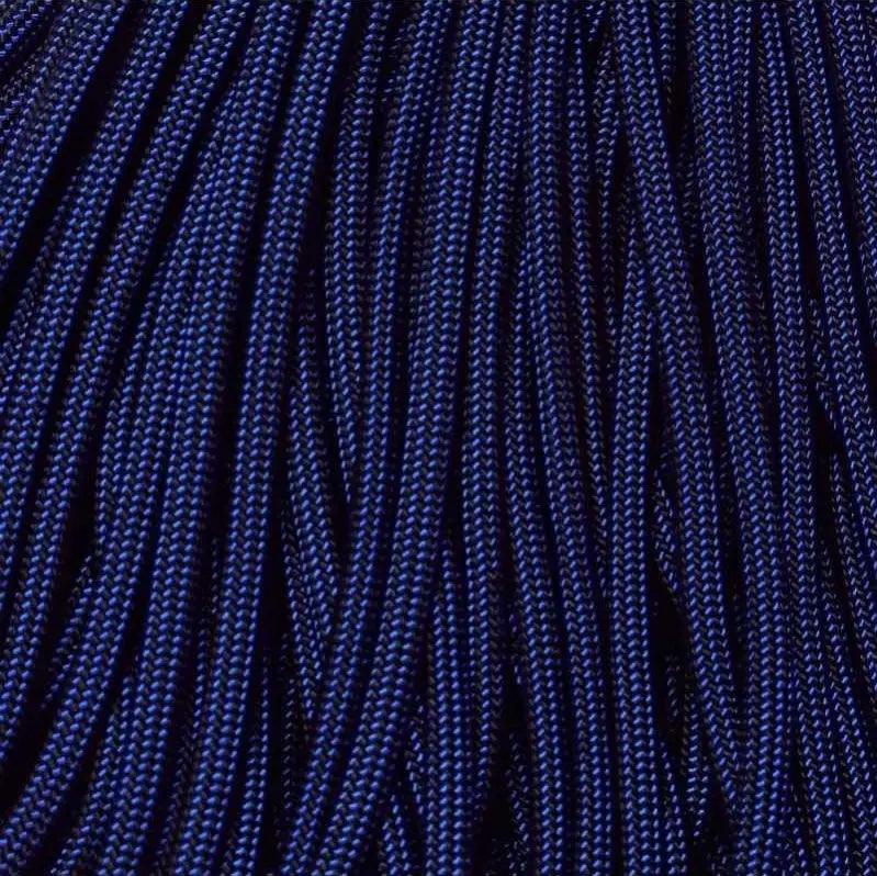 4 mm (5/32”) 550 Paracord Moonstruck Made in the USA Nylon/Nylon (100 ft) El Wood Braiding Co