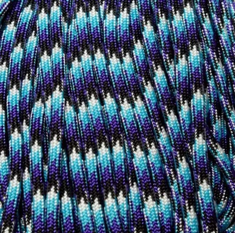 4 mm (5/32”) 550 Paracord Mountain Made, Nylon/Nylon USA Made 100 ft) El Wood Braiding Co