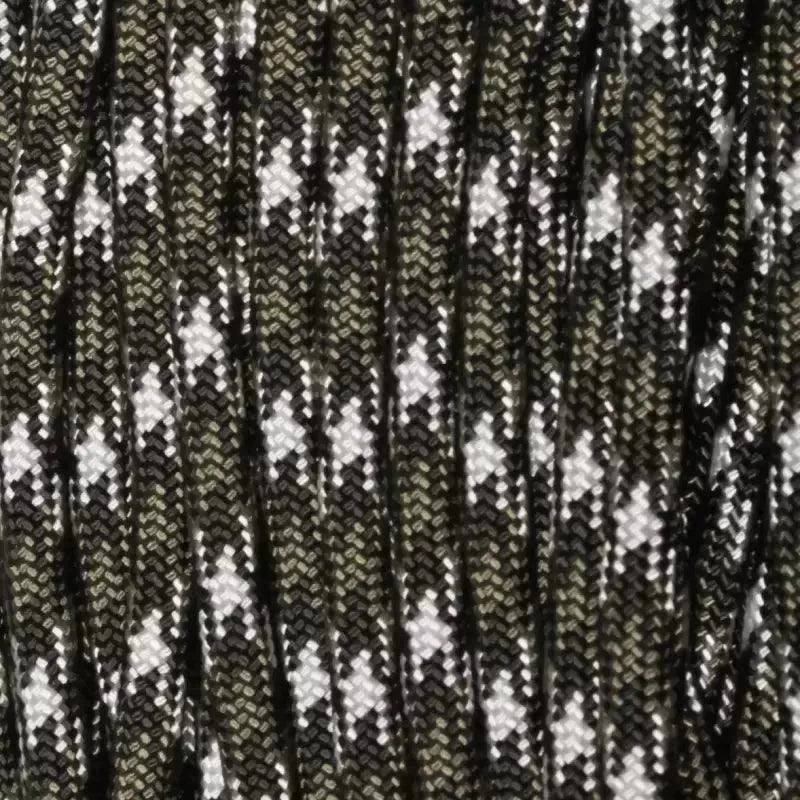 4 mm (5/32”) 550 Paracord P Army Camo Made in the USA Nylon/Nylon (100 ft) El Wood Braiding Co