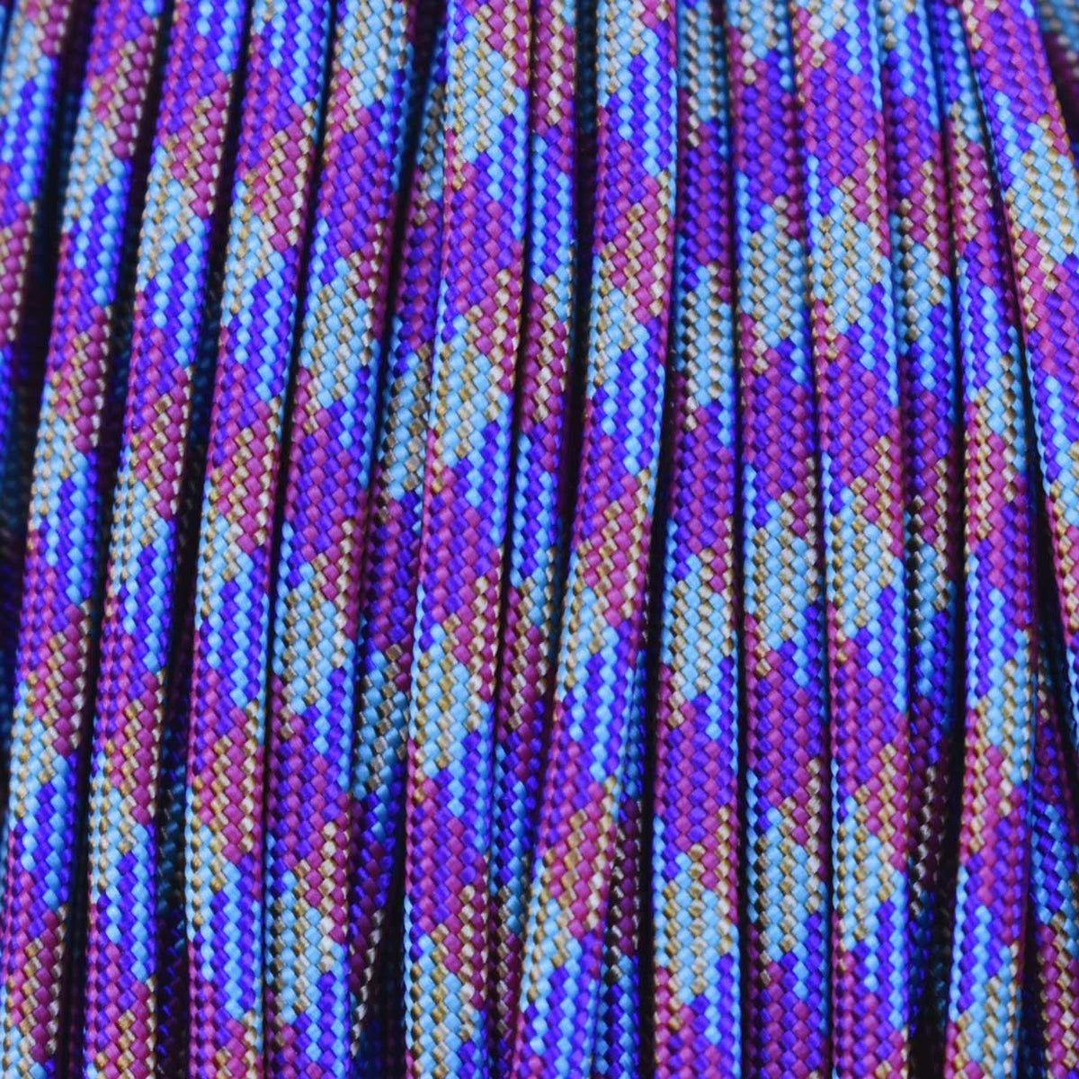 4 mm (5/32”) 550 Paracord Peruvian Manta Made in the USA Nylon/Nylon (100 ft) El Wood Braiding Co
