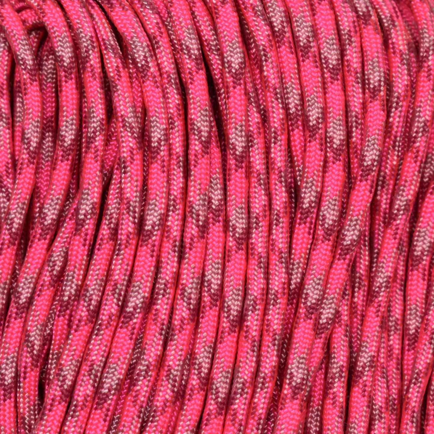 550 Paracord Pink Blend Made in the USA Nylon/Nylon (100 FT.) - Paracord Galaxy