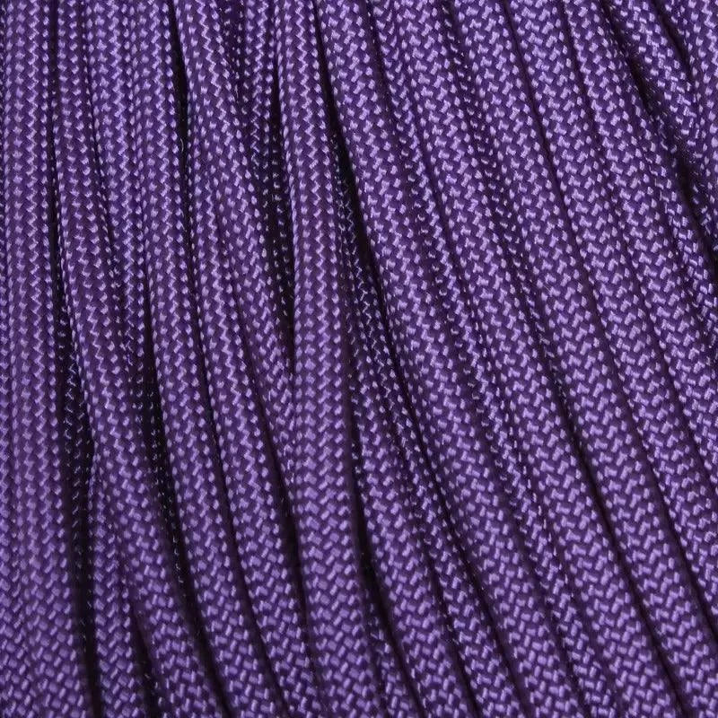 4 mm (5/32”) 550 Paracord Purple Made in the USA Nylon/Nylon El Wood Braiding Co