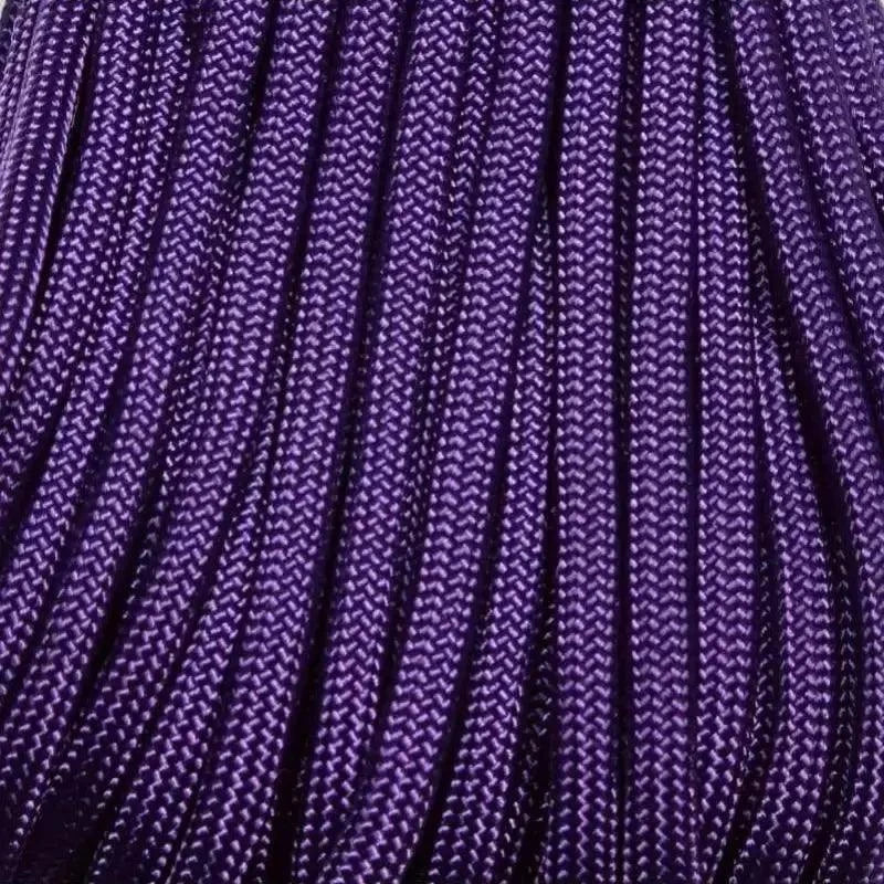 4 mm (5/32”) 550 Paracord Purple Made in the USA Polyester/Nylon Atwood Rope MFG