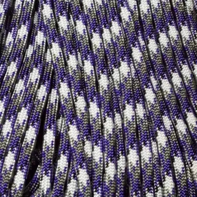 4 mm (5/32”) 550 Paracord Purple Passion Made in the USA Nylon/Nylon (100 ft) El Wood Braiding Co